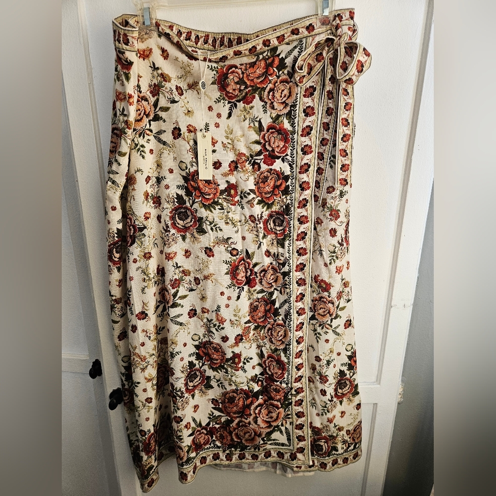 Floral Wrap Skirt